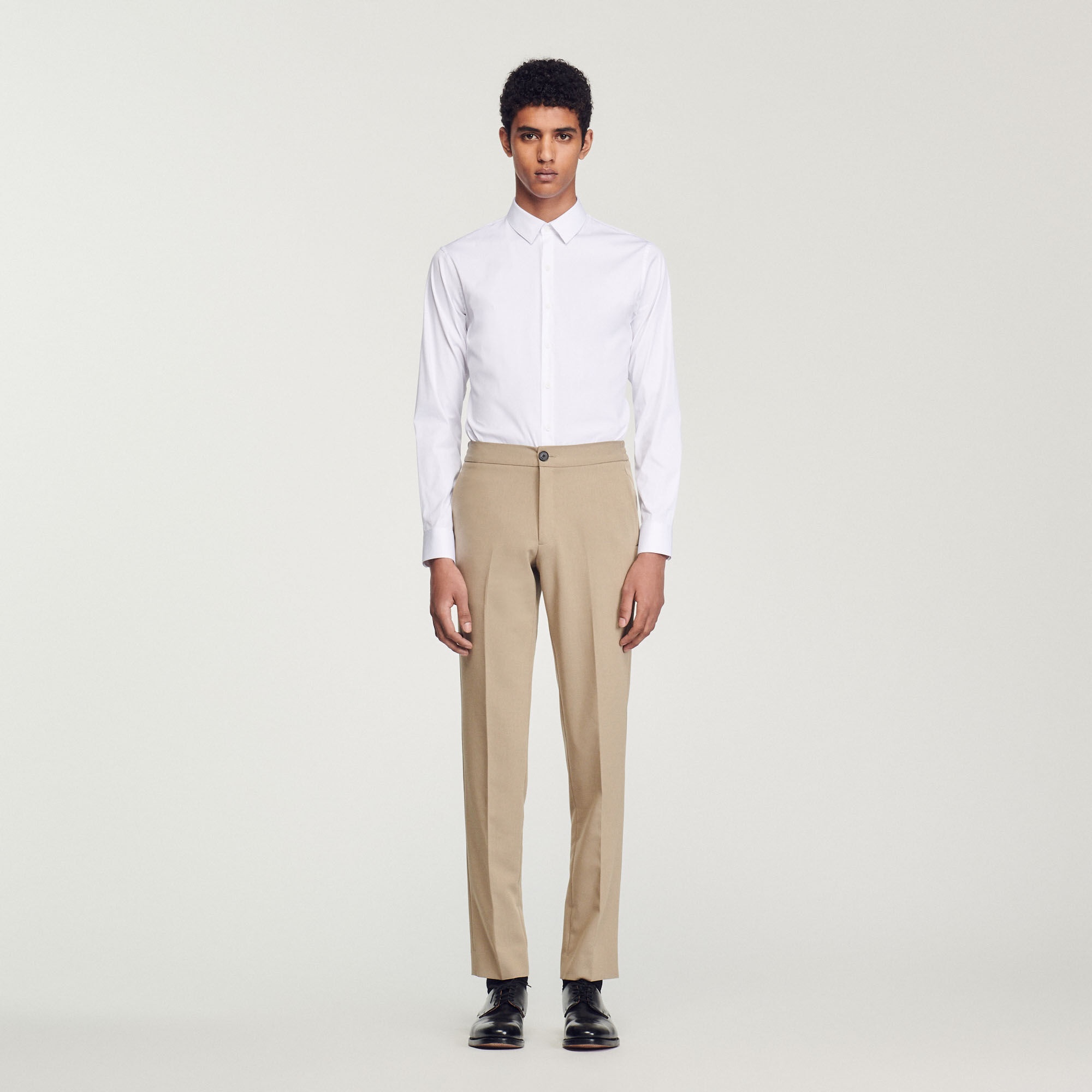 FITTED STRETCH COTTON SHIRT - 2