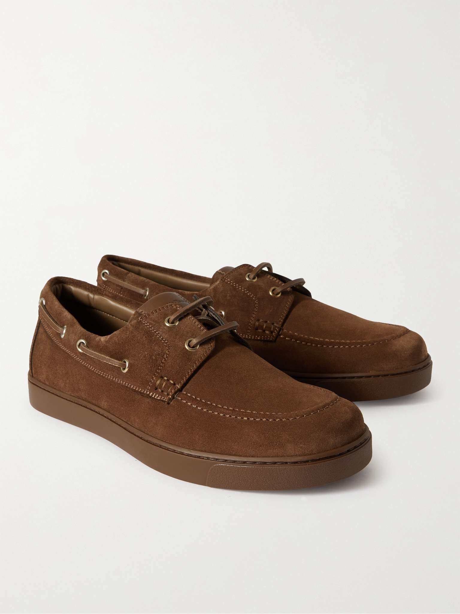 Suede Boat Shoes - 4