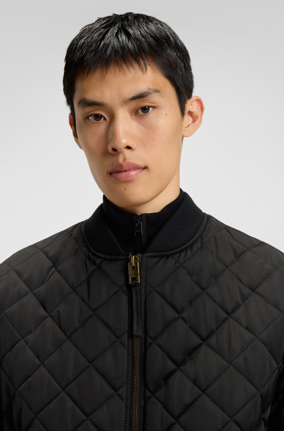 WATER-REPELLENT JACKET IN QUILTED SATIN - 5