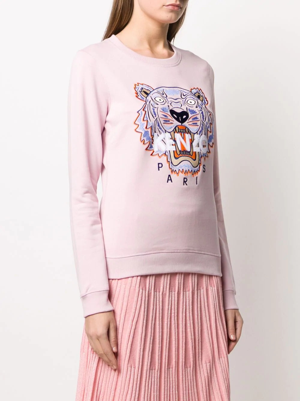 tiger logo-embroidered sweatshirt - 3