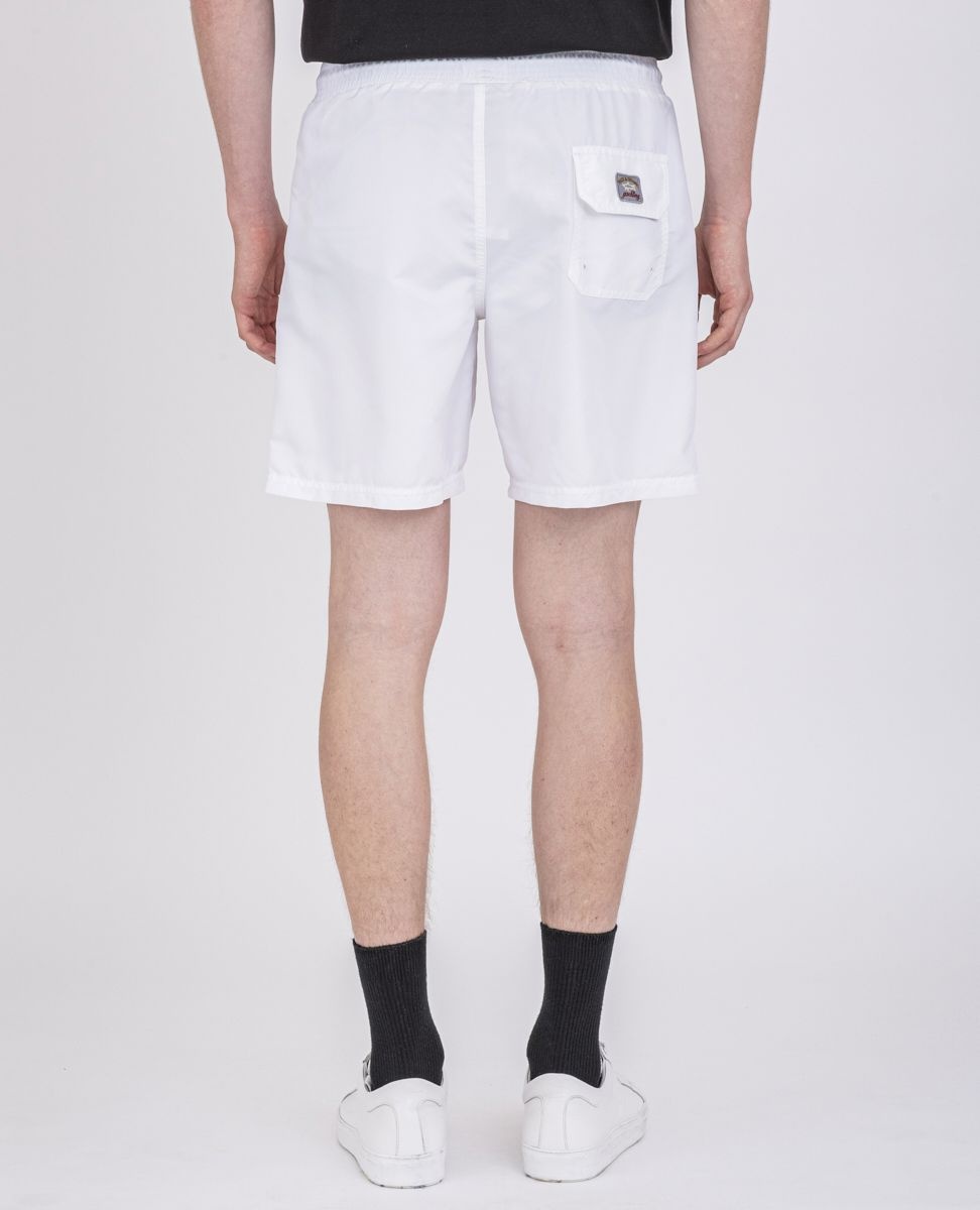 Swim Shorts With Fluo Printed Shark - 4
