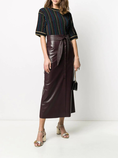 GUCCI stripe knitted top outlook