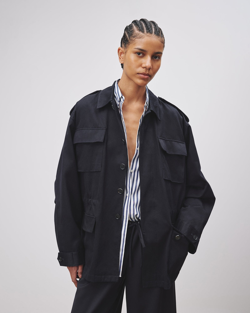 NILI LOTAN LORENZO MILITARY PARKA outlook