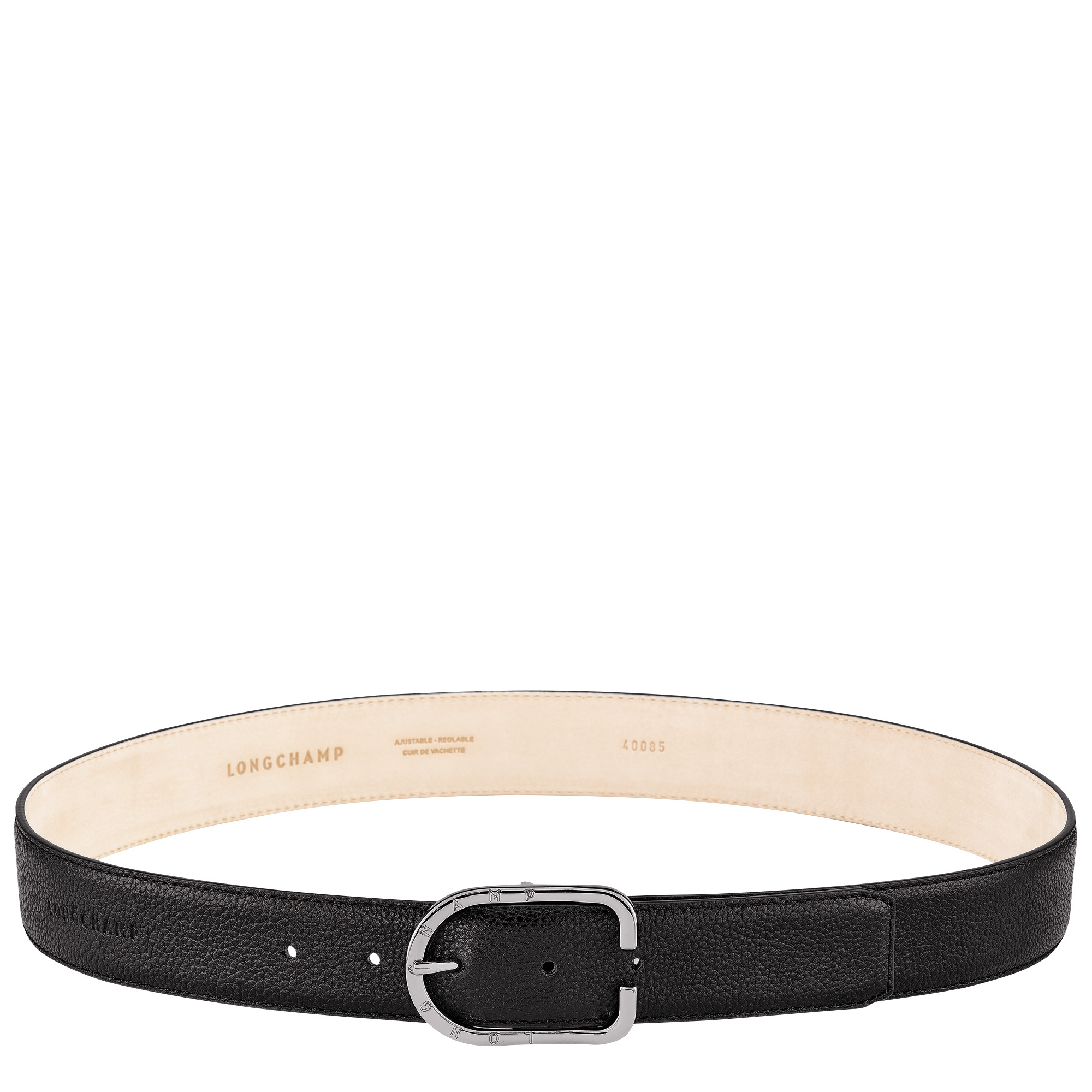 Le Foulonné Ladies' belt Black - Leather - 1