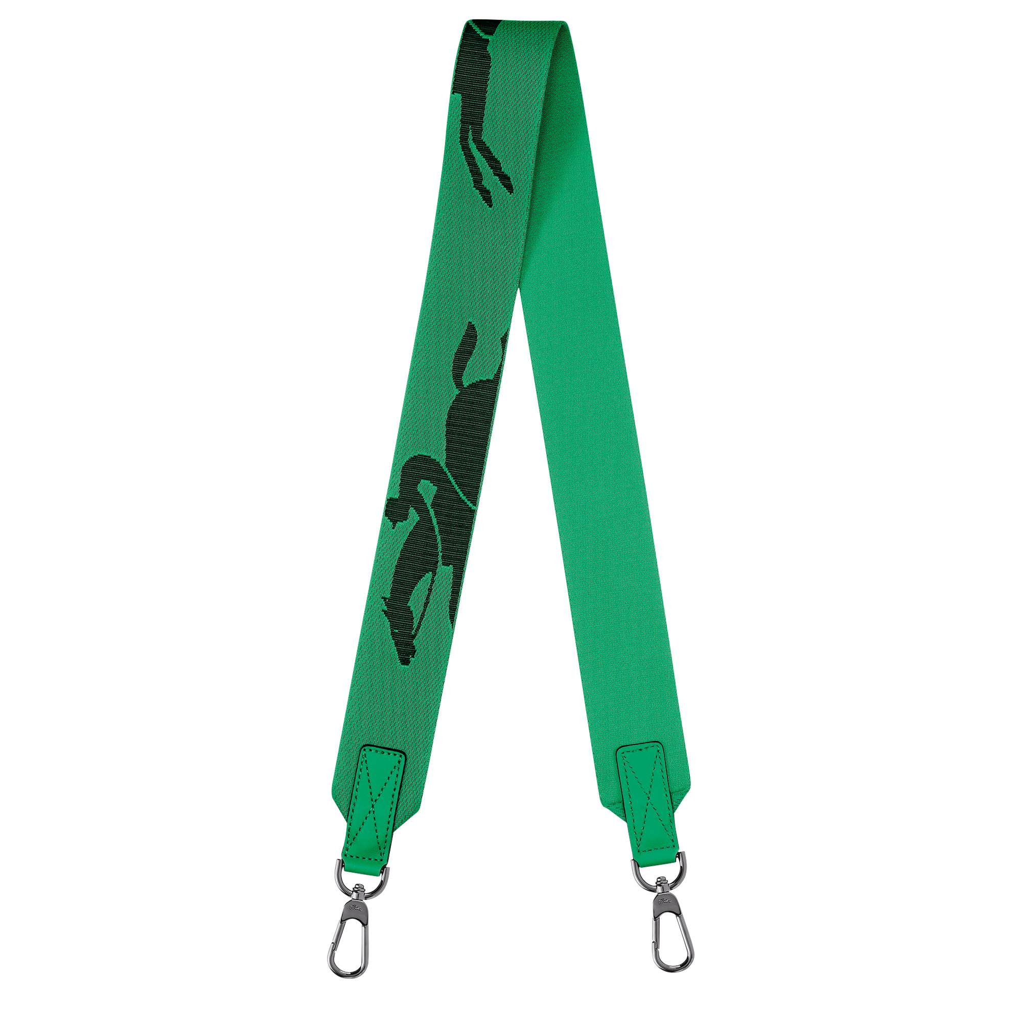 Longchamp 3D Shoulder strap Green - Canvas - 1