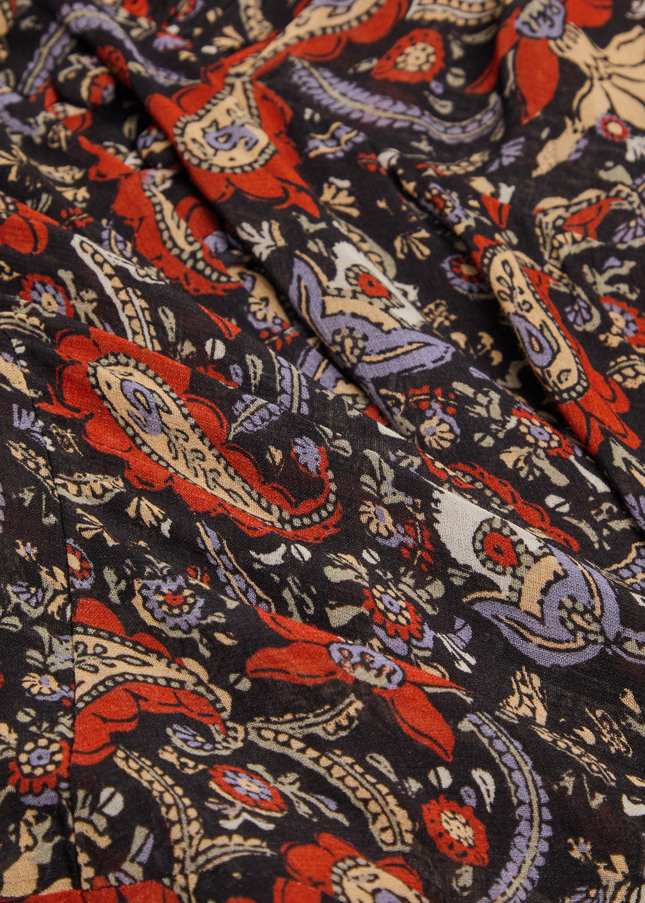Rixo Uma Floral Chiffon Blouse - 5