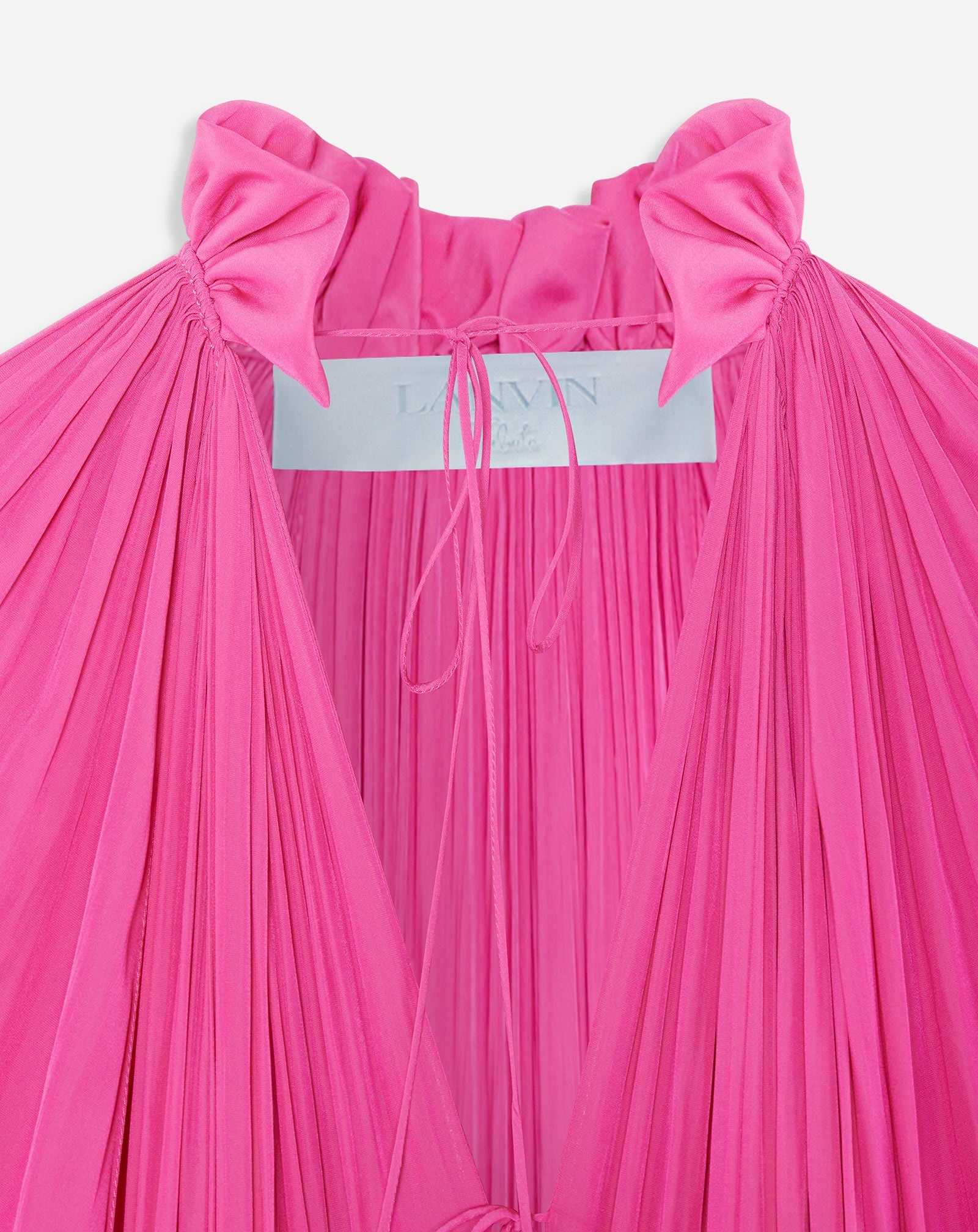 LONG CHARMEUSE DRESS - 4