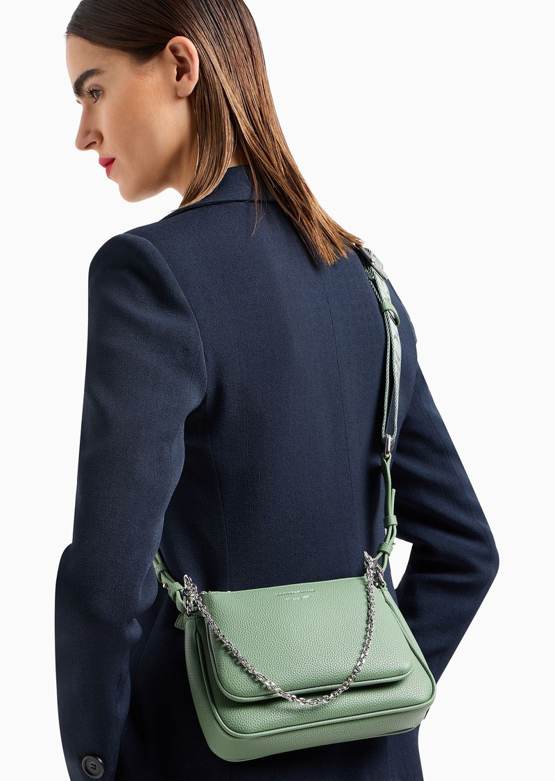 Deer-print double mini bag with shoulder strap 7