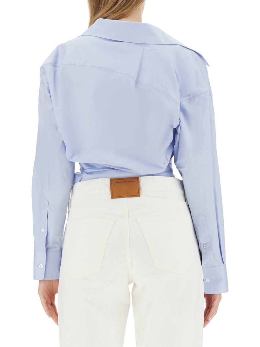 ALEXANDER WANG DRAPED SHIRT - 5