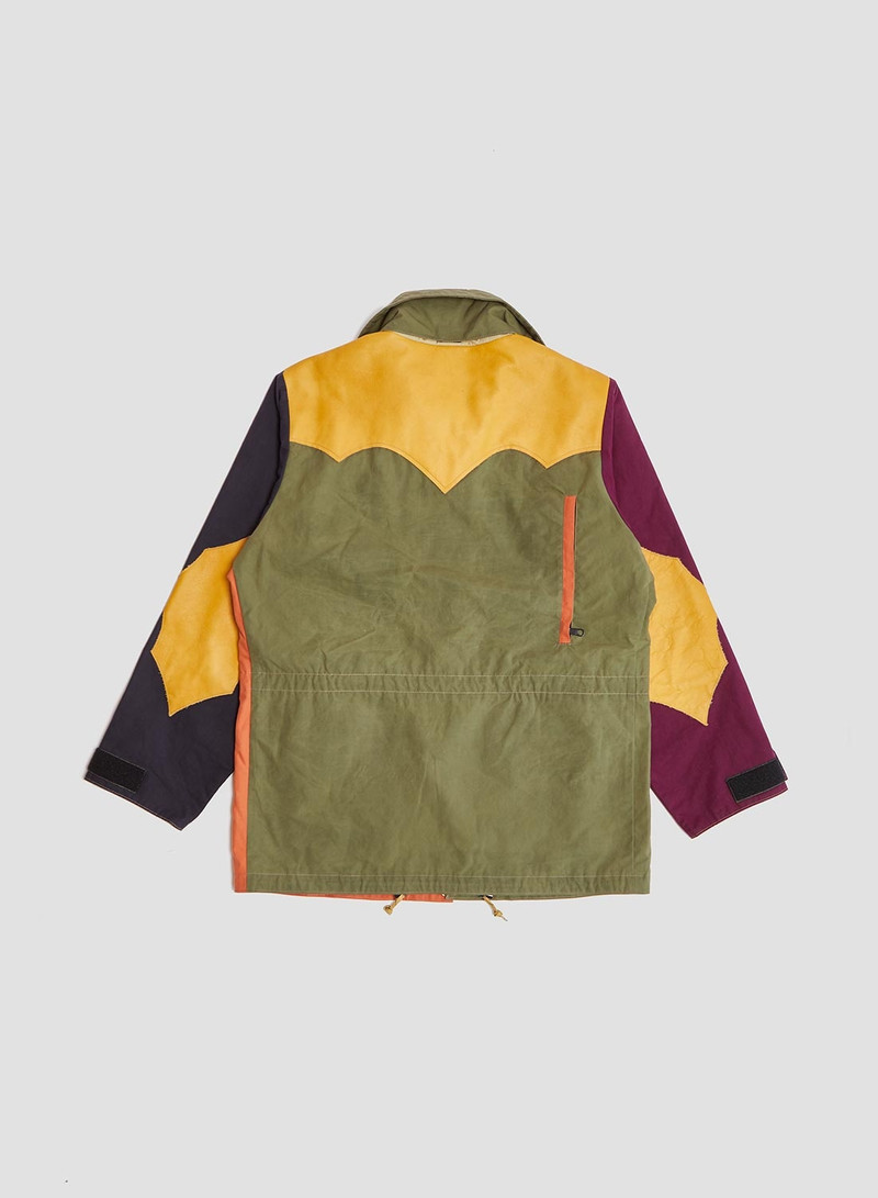 Rocky Mountain Featherbed x Nigel Cabourn Mountain Parka Dry Wax in Multicolour 6
