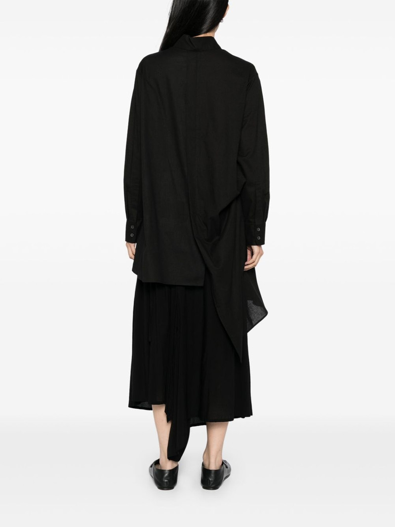 cotton asymmetric shirt 4