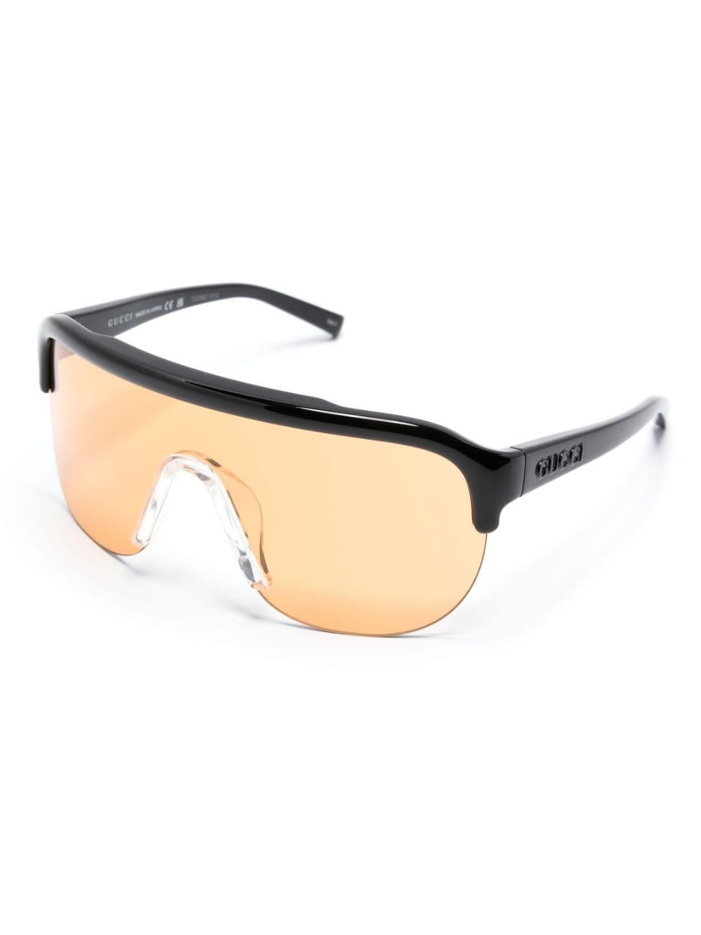 lens-decal shield-frame sunglasses - 2