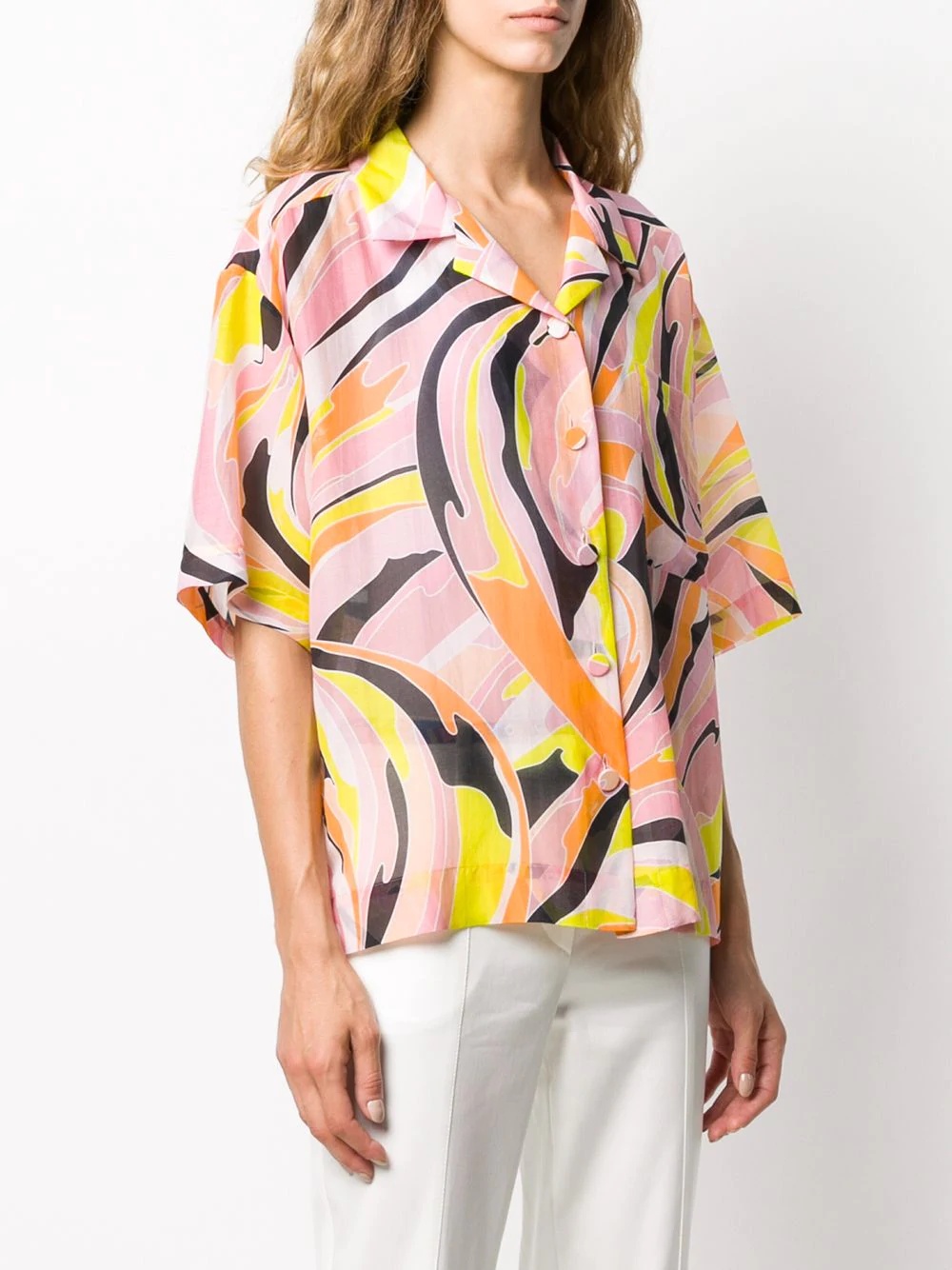 Vetrate print shirt - 3