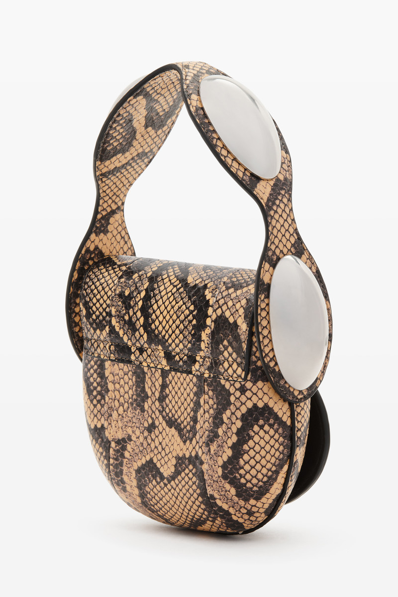 DOME MINI BAG IN SNAKESKIN 5