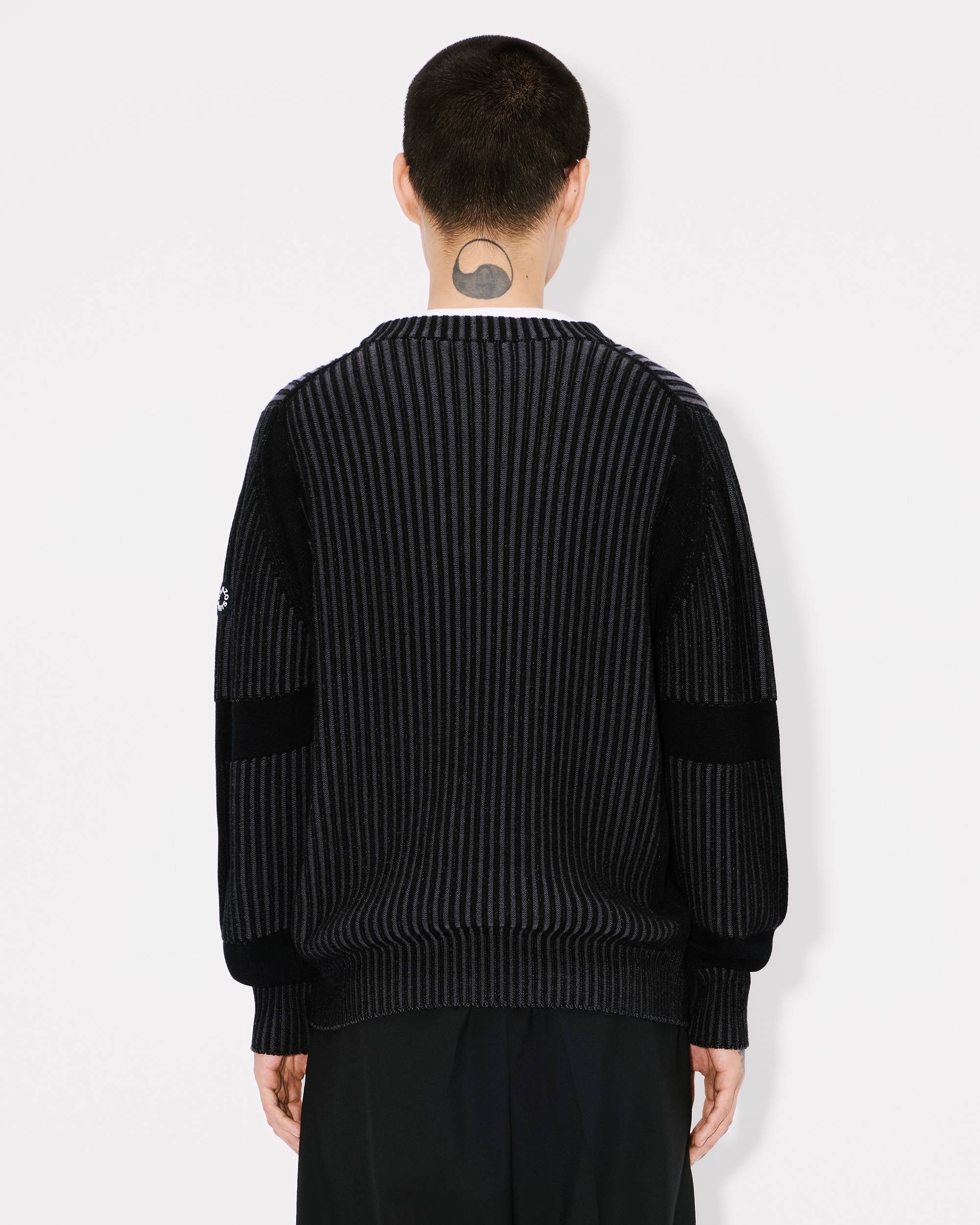'Boke Flower 2.0' embroidered jumper in wool and cotton - 4