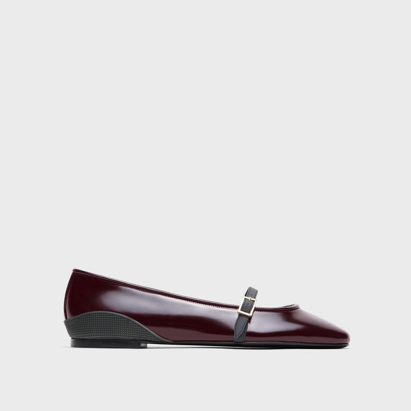 Leather Ballerina Flat 1