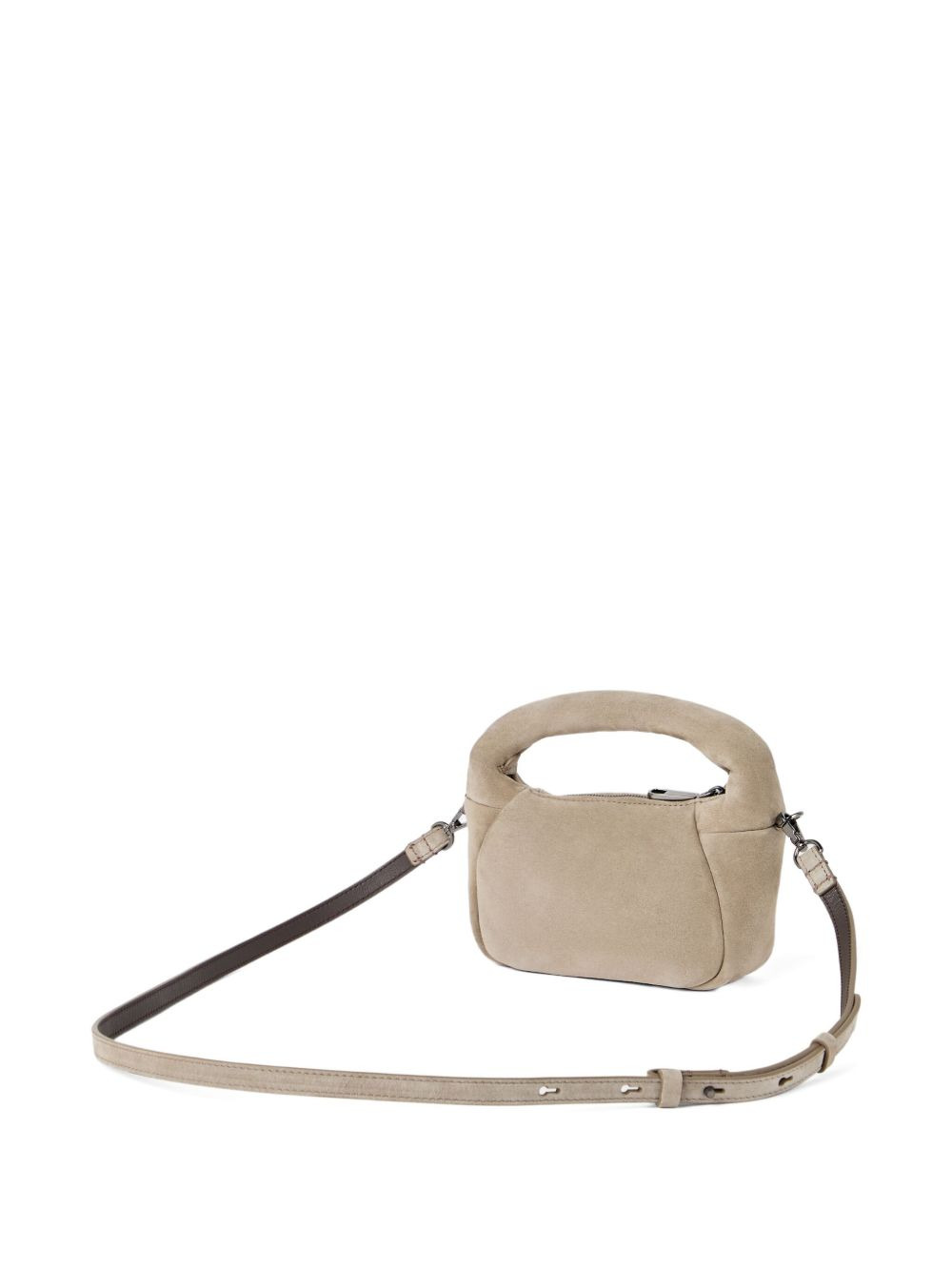 padded suede mini bag - 3