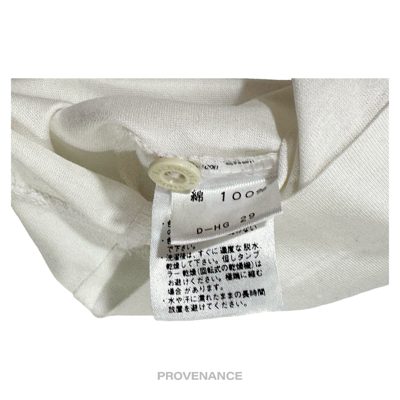 Balenciaga Golf Polo Shirt - White Embroidered Checker M - 8