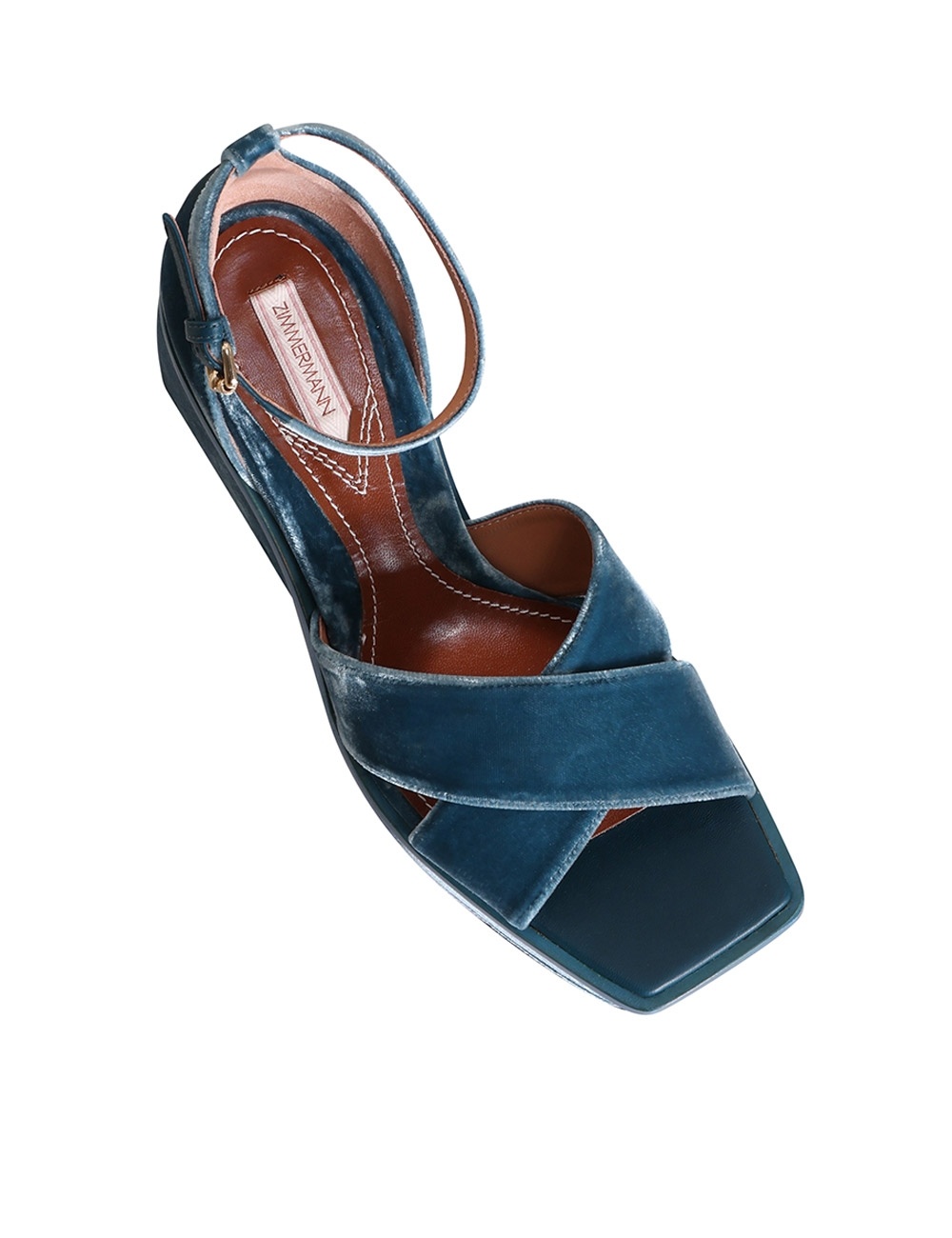VELVET PLATFORM SANDAL - 7