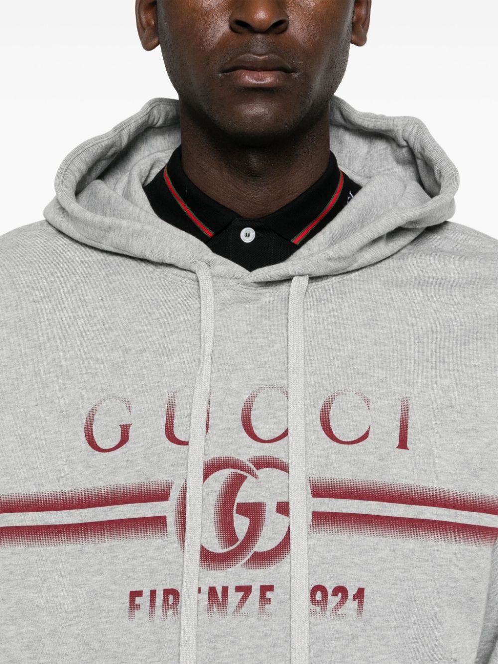 Double G mÃ©lange cotton hoodie - 5