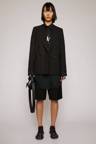 Acne Studios Double-breasted suit jacket black outlook