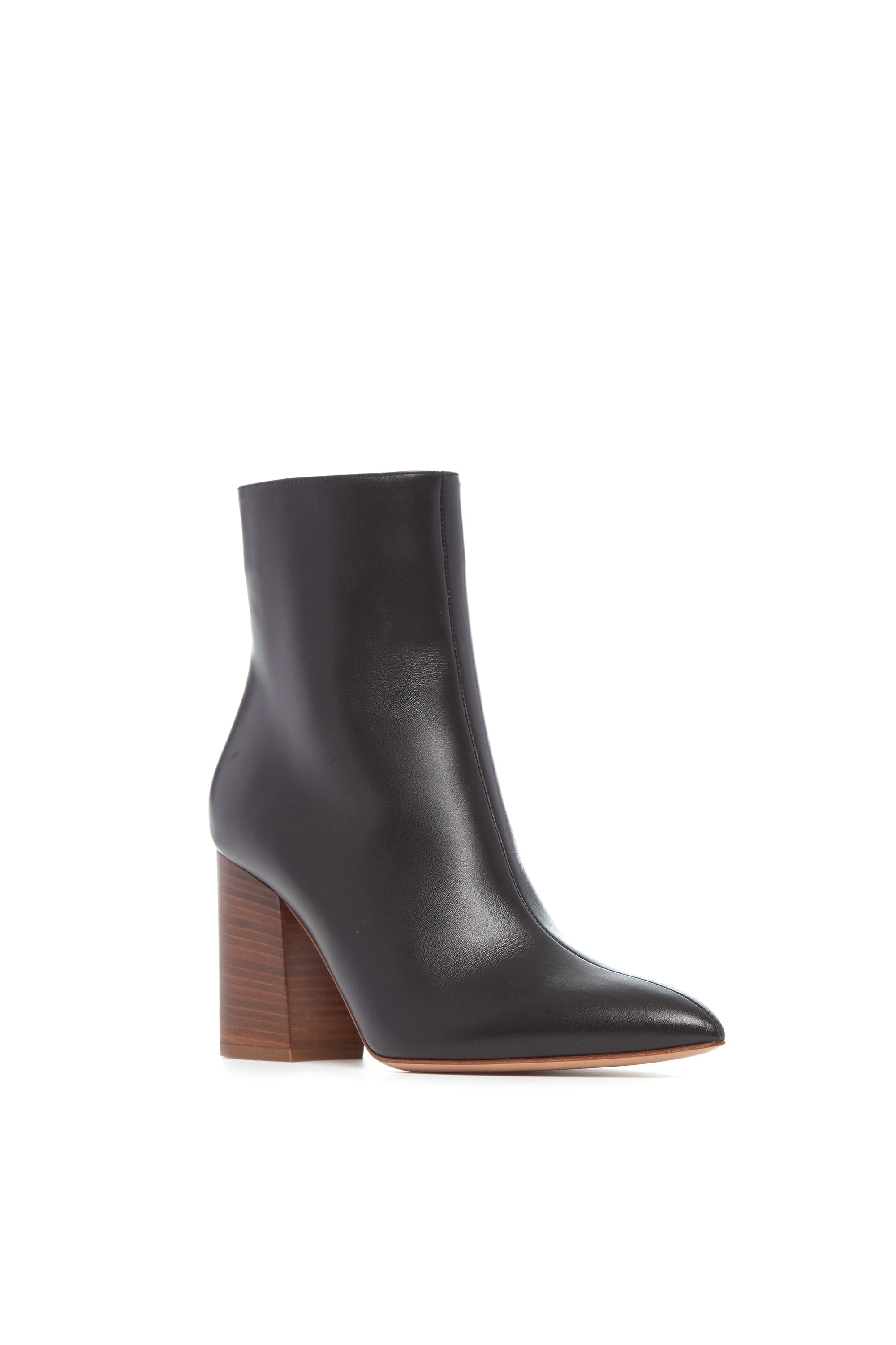 Rio Heeled Boot in Black Leather - 2