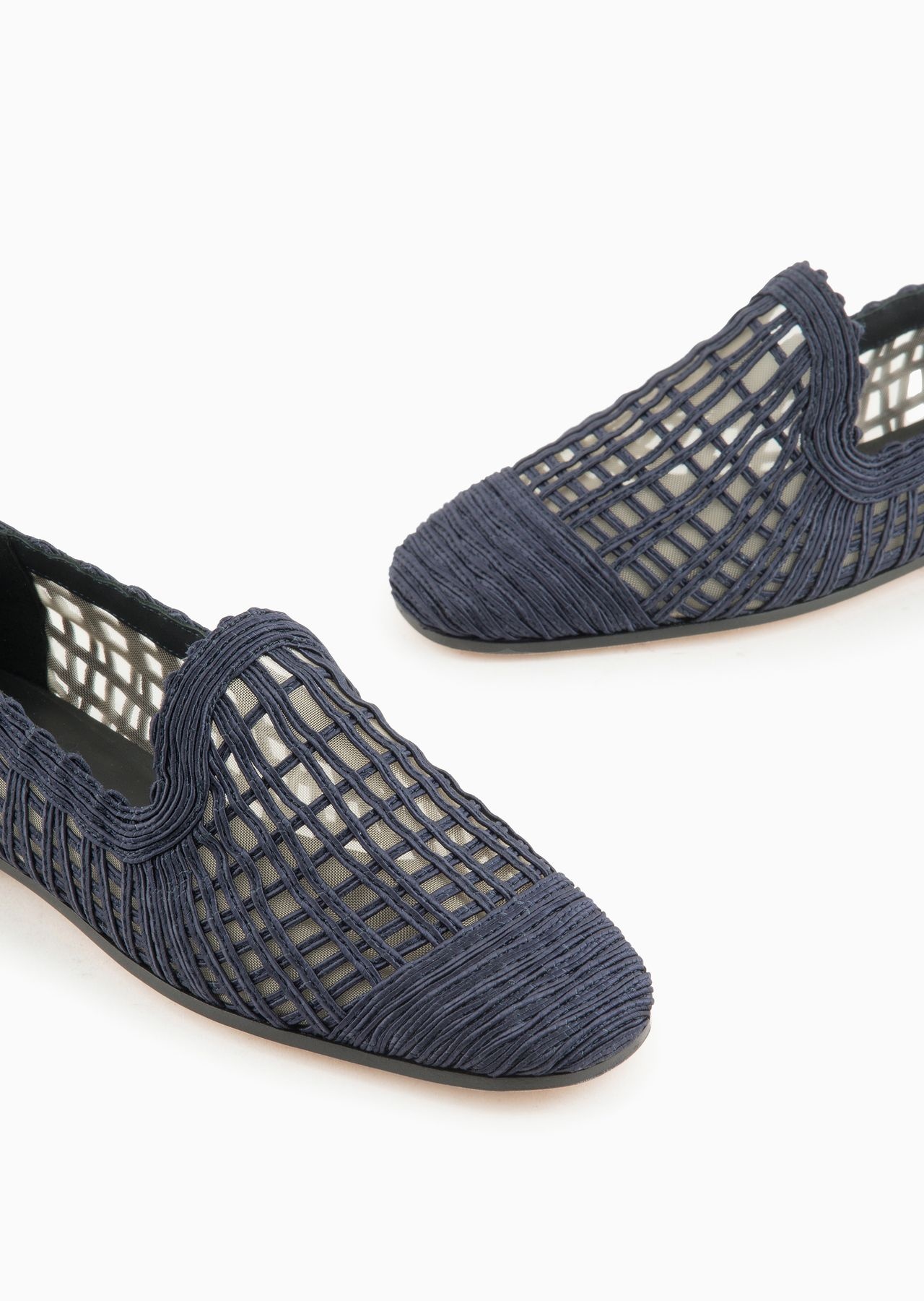 Icon woven rayon slippers - 5