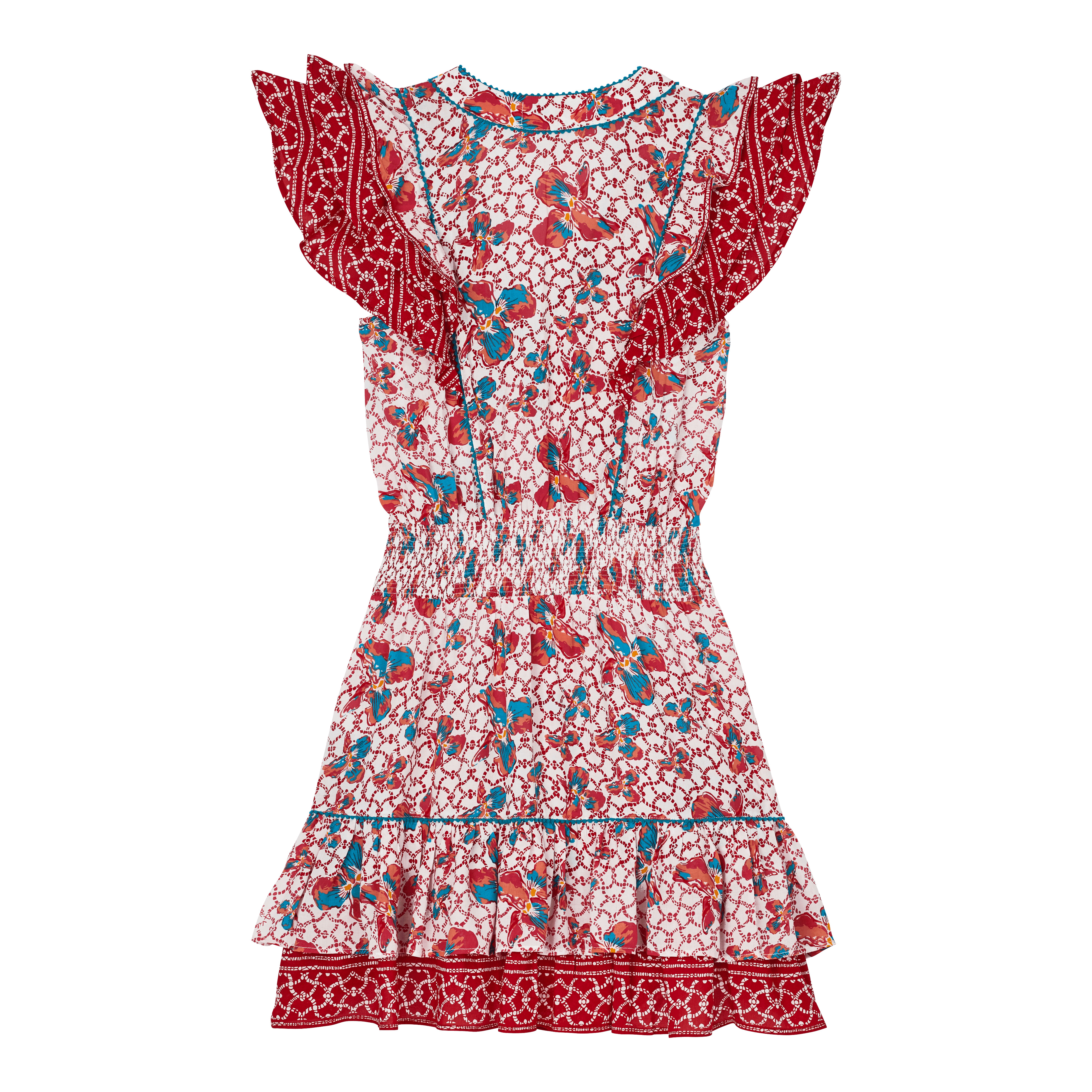 Women Mini Dress Iris Lace - Vilebrequin x Poupette St Barth - 2