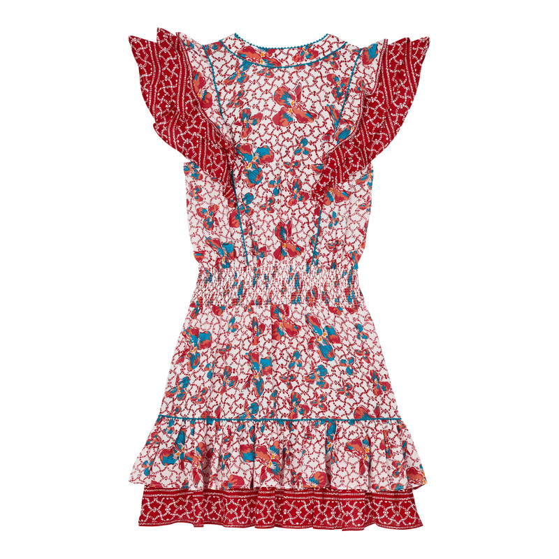 Women Mini Dress Iris Lace - Vilebrequin x Poupette St Barth 2