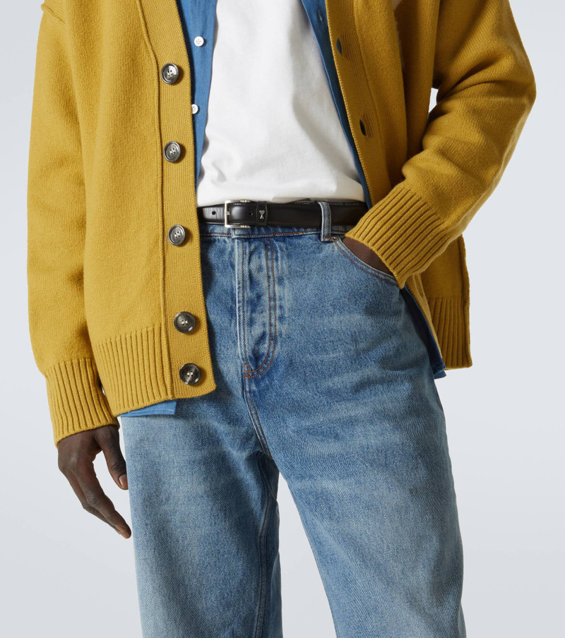 AMI Paris Paris Paris leather belt outlook