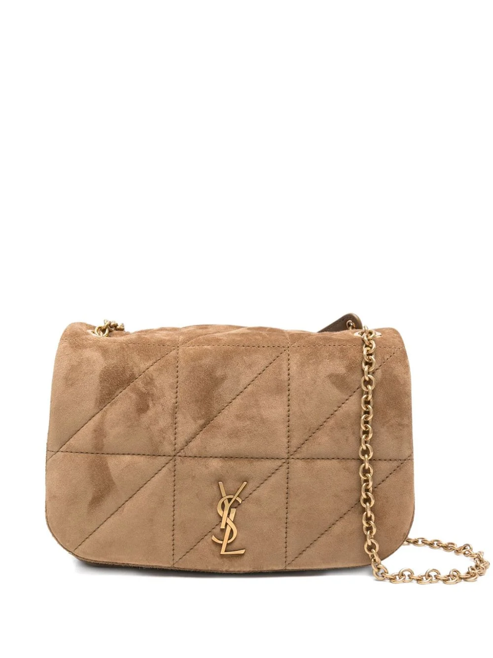 Jamie 4.3 quilted suede shoulder bag - 1