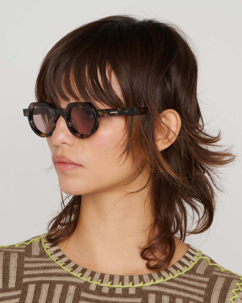 BRAIN DEAD Tani Post Modern Primitive Eye Protection - Brown Tortoise outlook