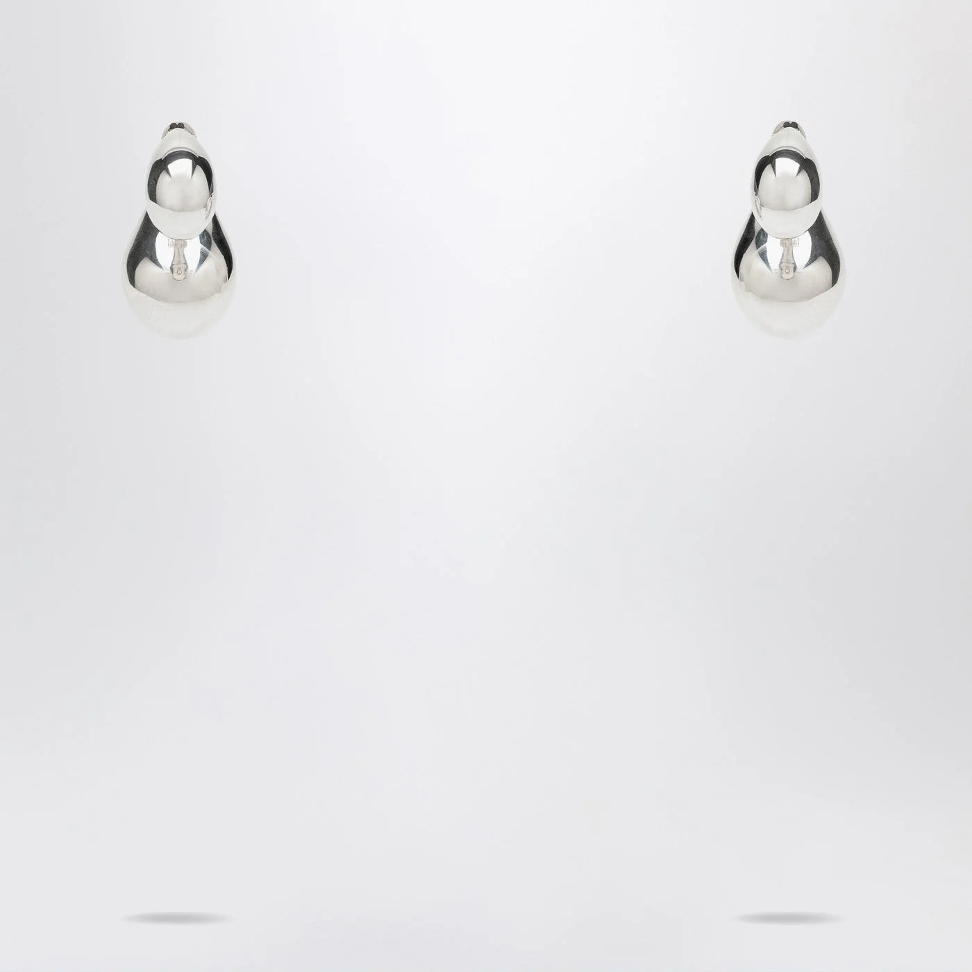 Silver Double Drop Earrings - 1