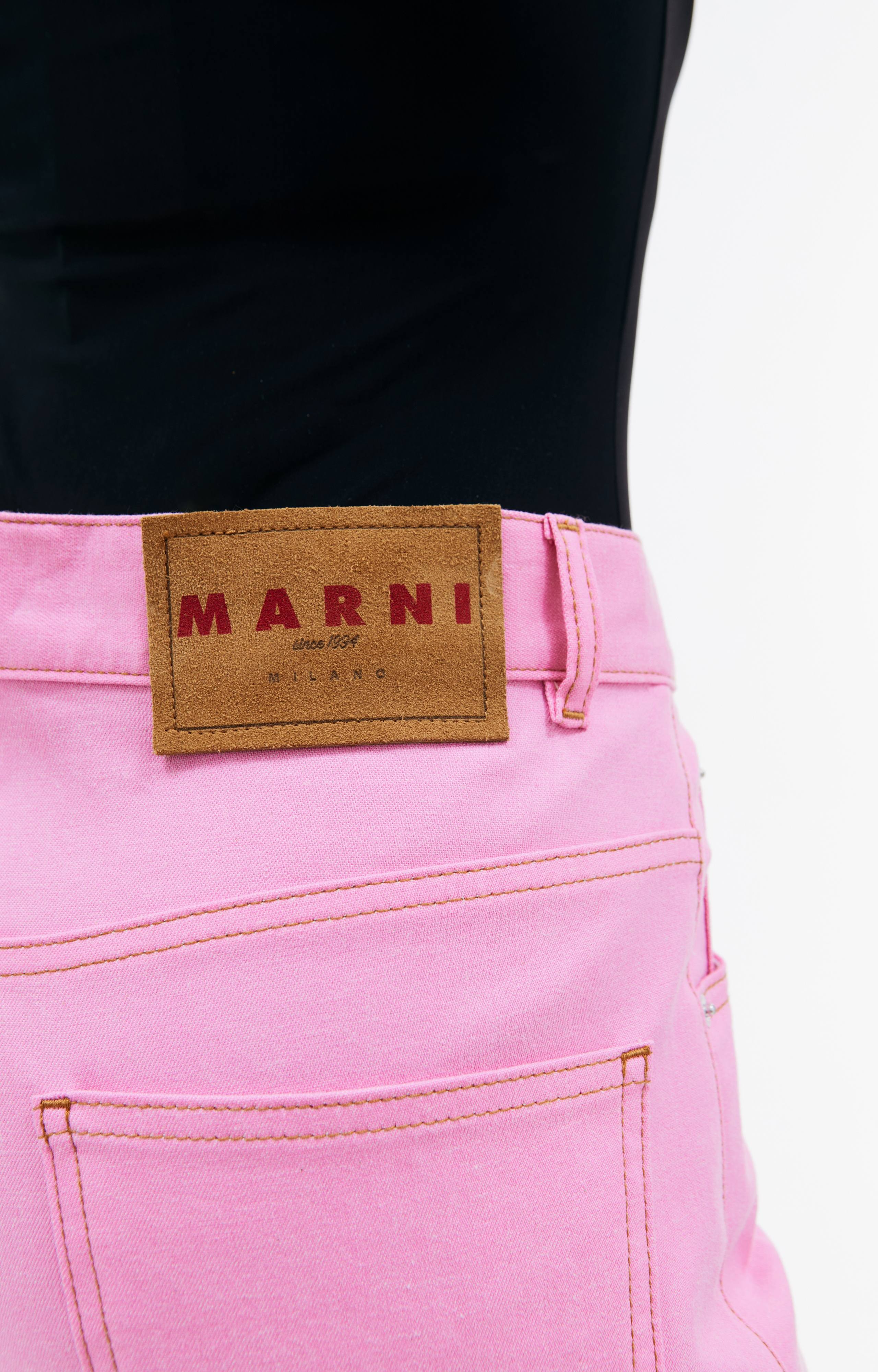 EMBROIDERED LOGO JEANS - 4