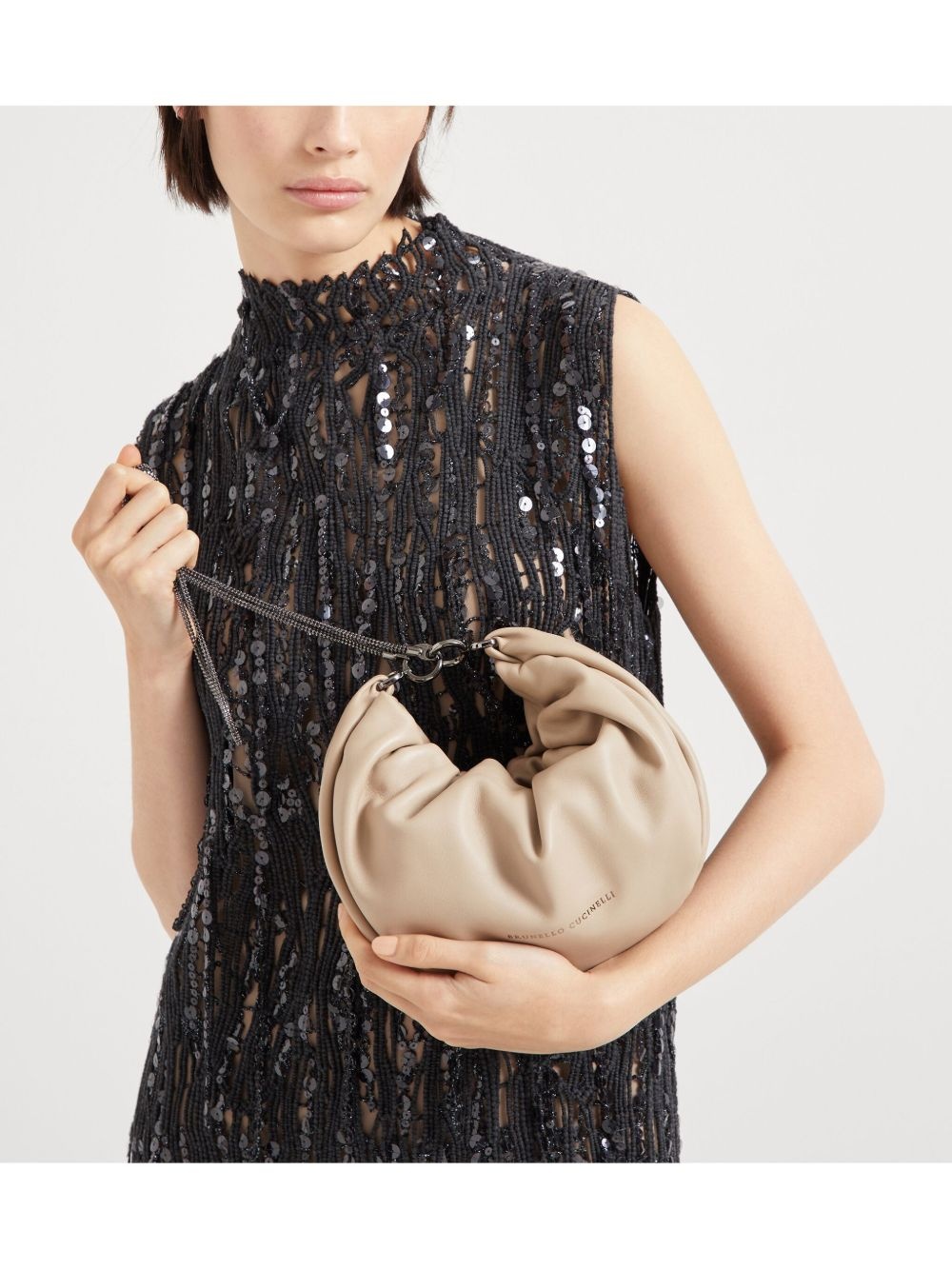 Monili chain-strap cross body bag - 6