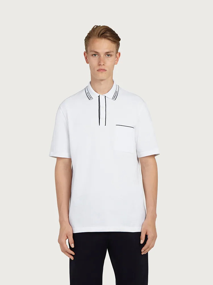 SHORT SLEEVED POLO WITH LOGO - 2