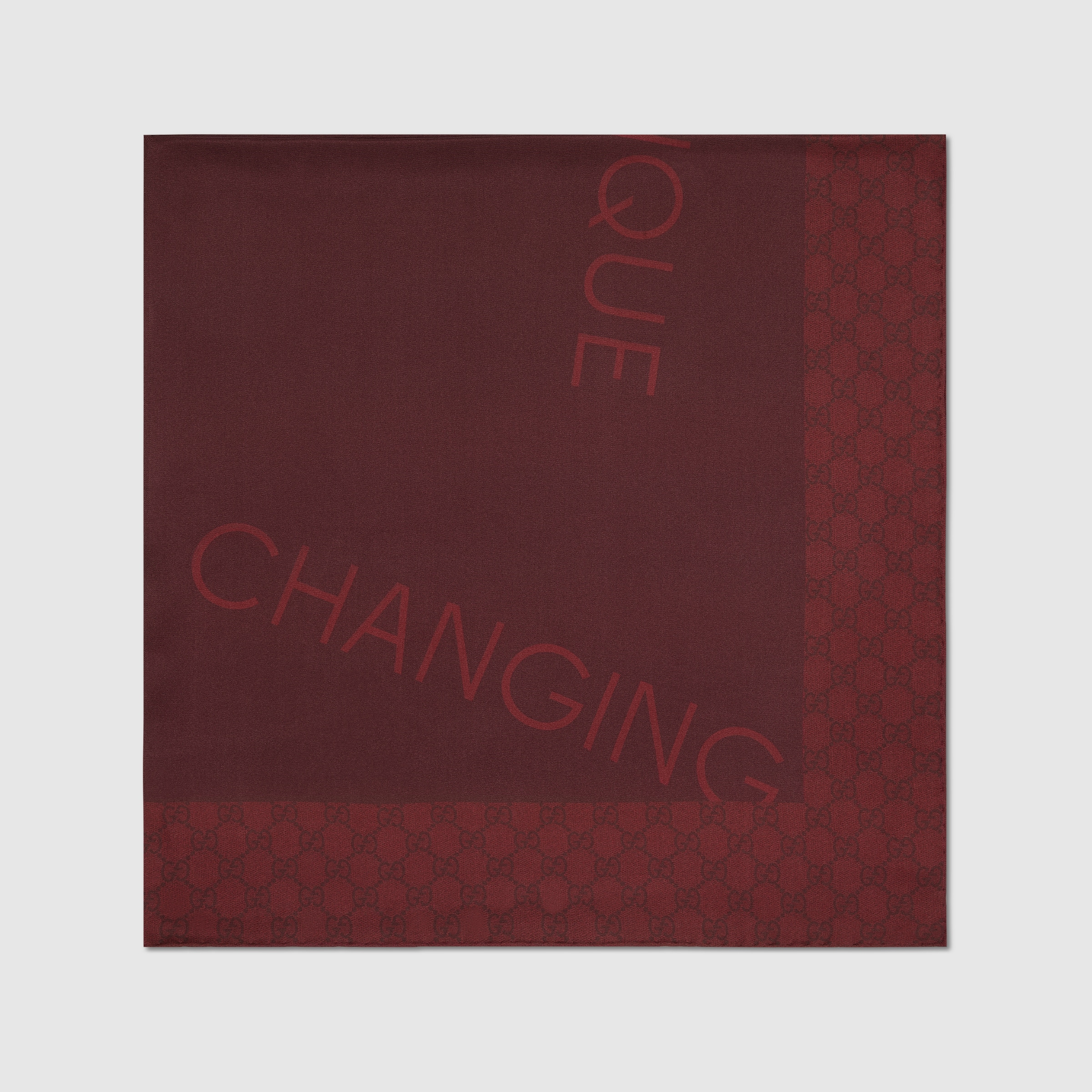 90 x 90 project printed silk carré - 2