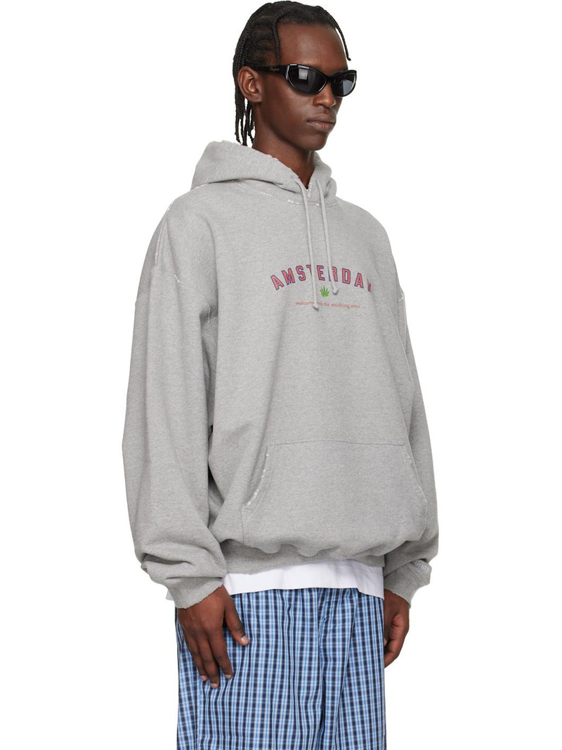 Gray 'Amsterdam' Tourist Hoodie 2