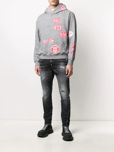 DSQUARED2 distressed skinny jeans outlook