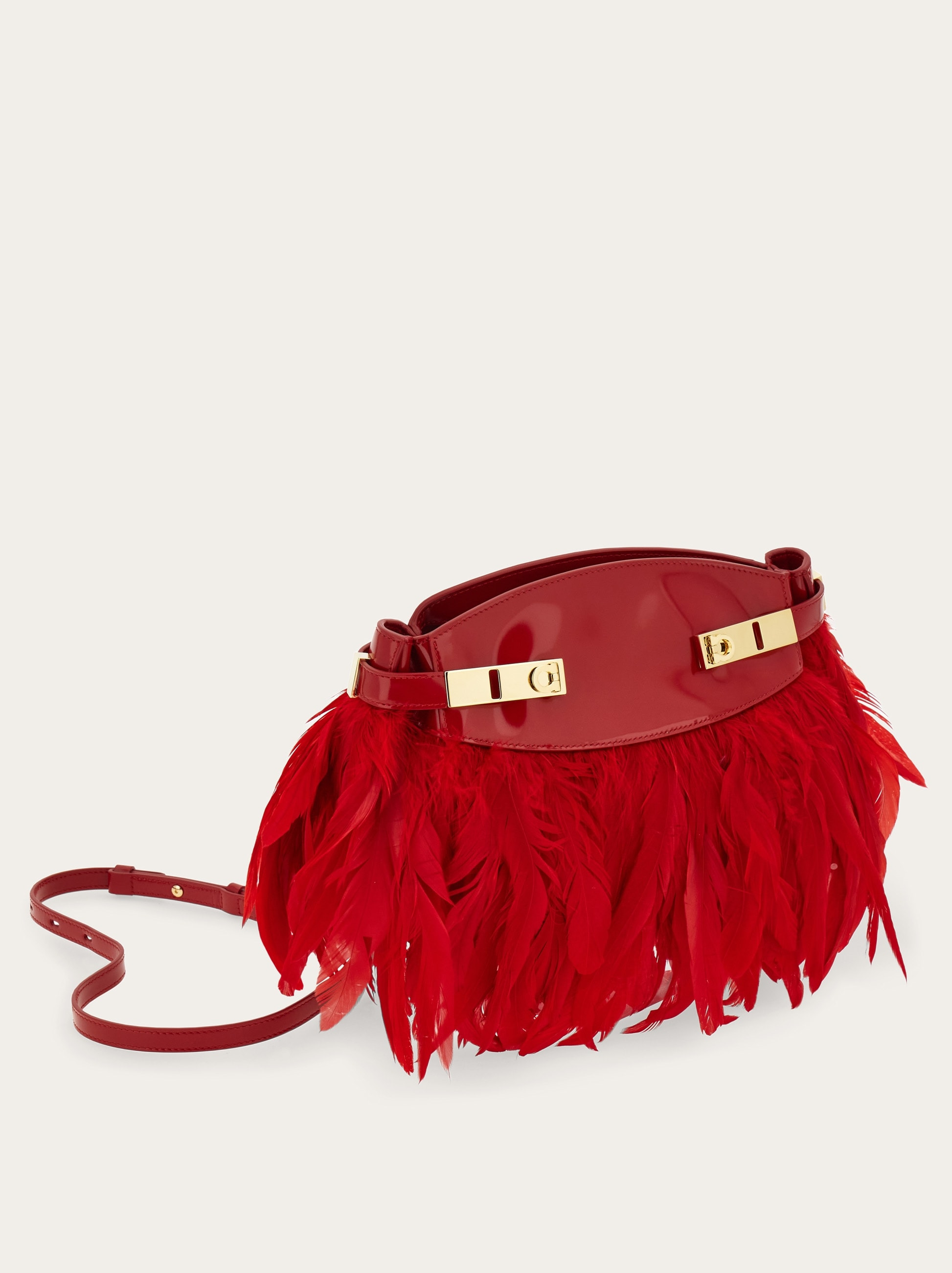 Hug soft crossbody bag with feathers (XS) - 7