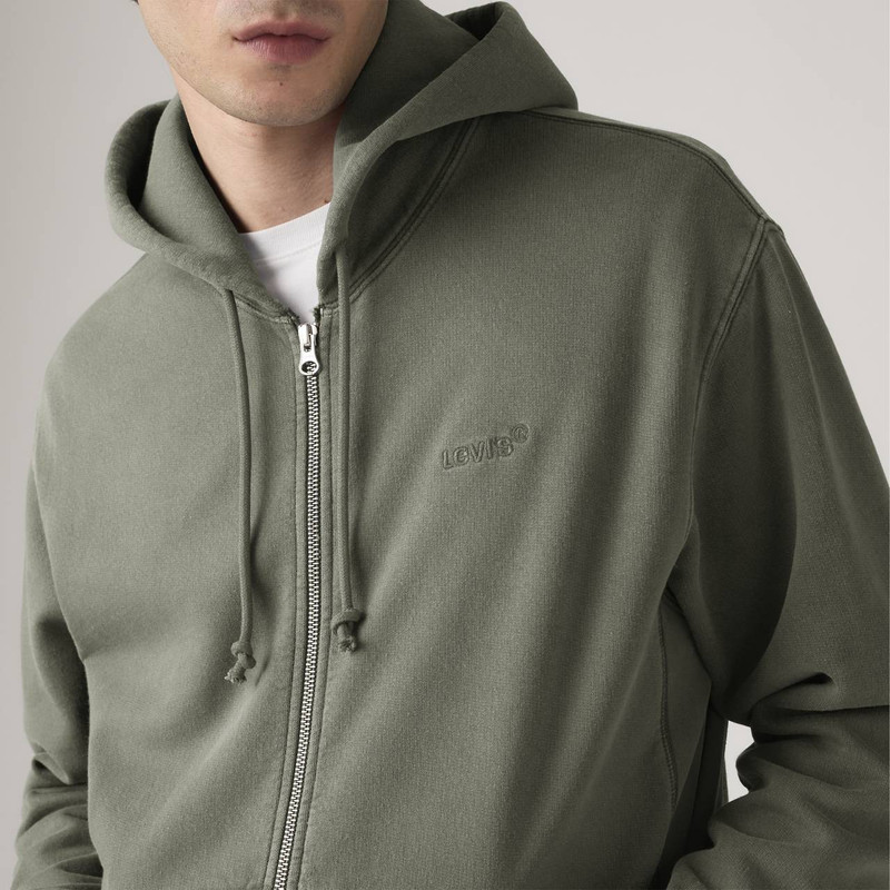 Levi's AUTHENTIC FULL ZIP GARMENT DYE SWEATSHIRT outlook