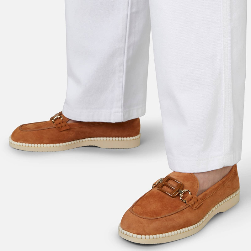 Deconstructed Loafers Hogan H642 Brown 5