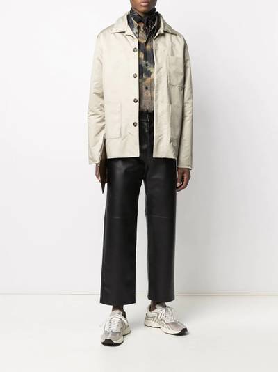 Nanushka Nor faux-leather trousers outlook