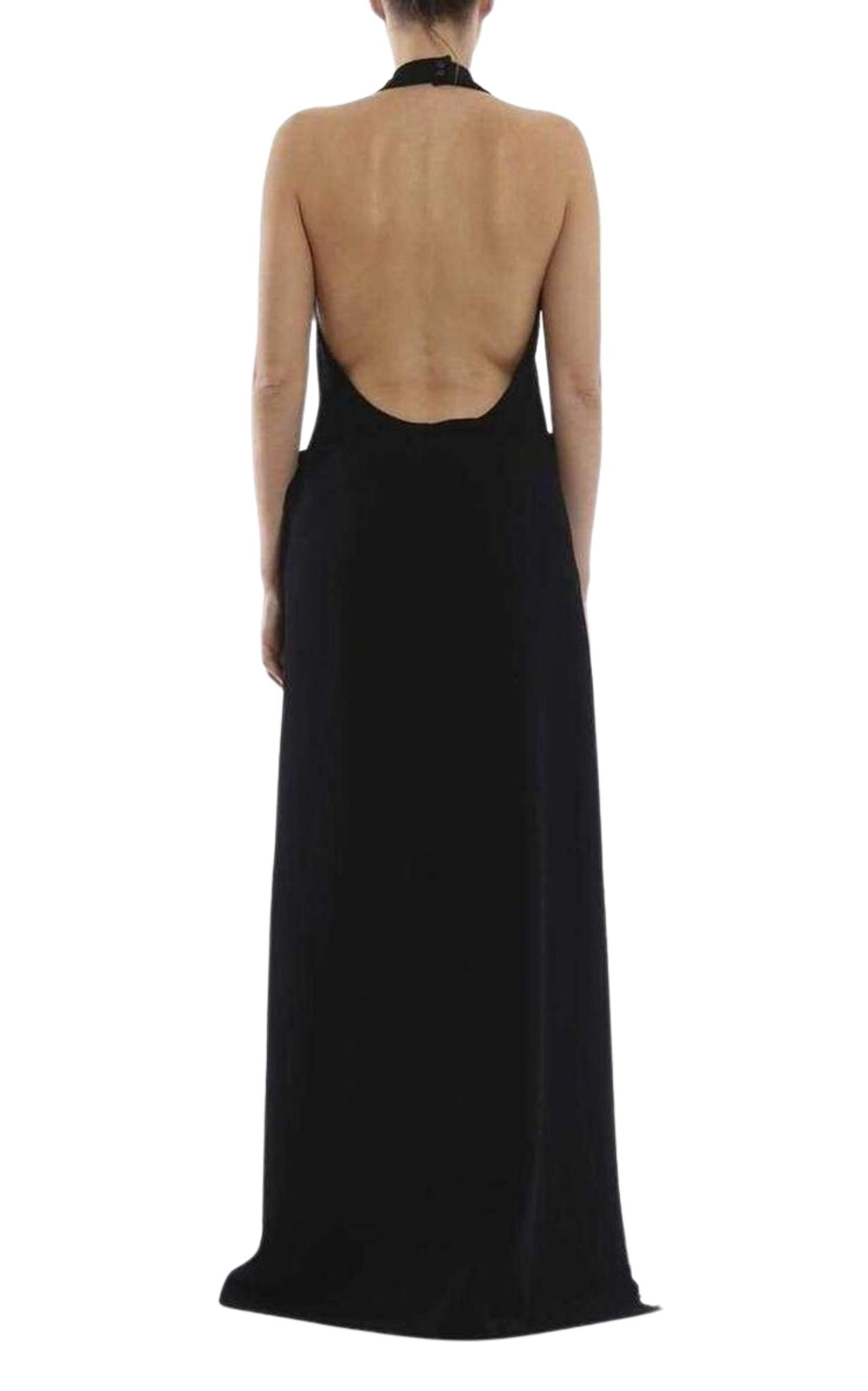 Black Sleeveless Fringed Dress - 3