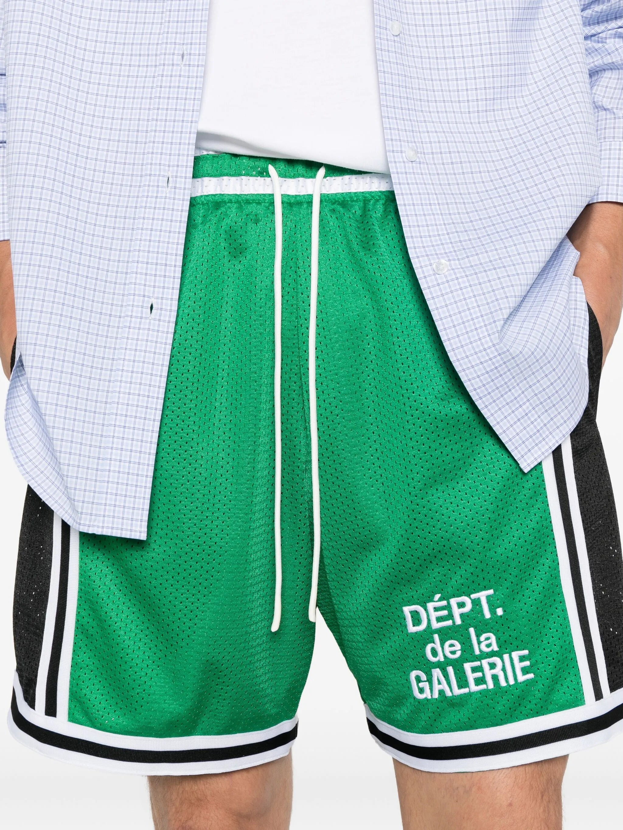 French-logo mesh shorts - 5