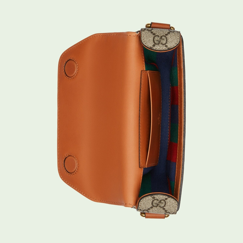 GG top handle mini bag with Web 10