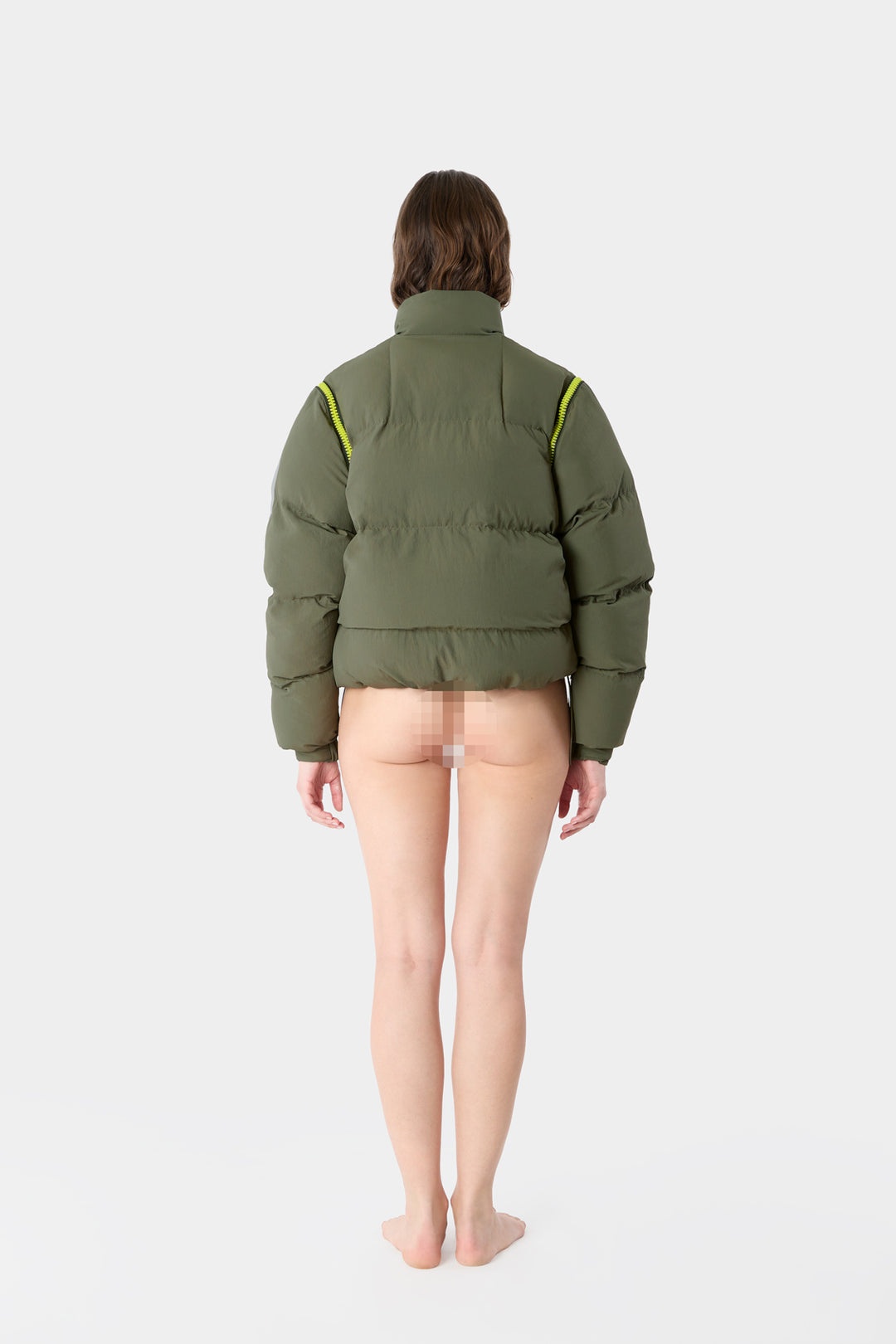 DOWN JACKET / military green - 7