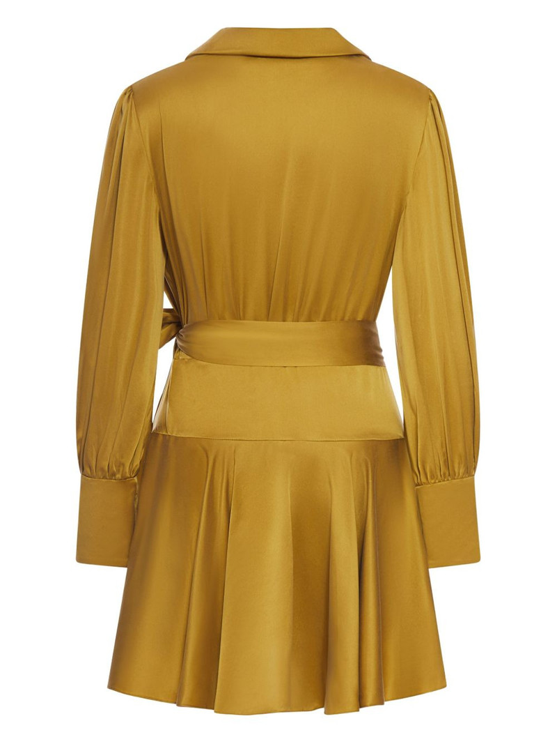 Zimmermann wrap ruffled midi dress outlook