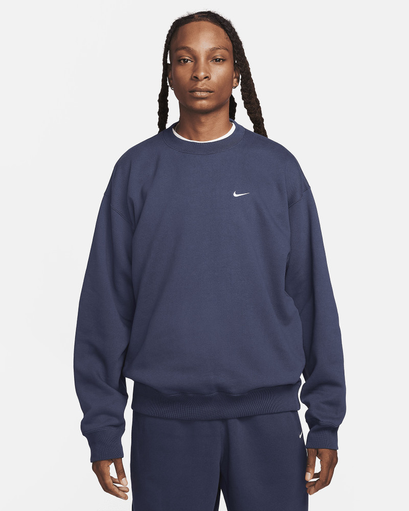 Nike Solo Swoosh Men's Fleece Crew - 1