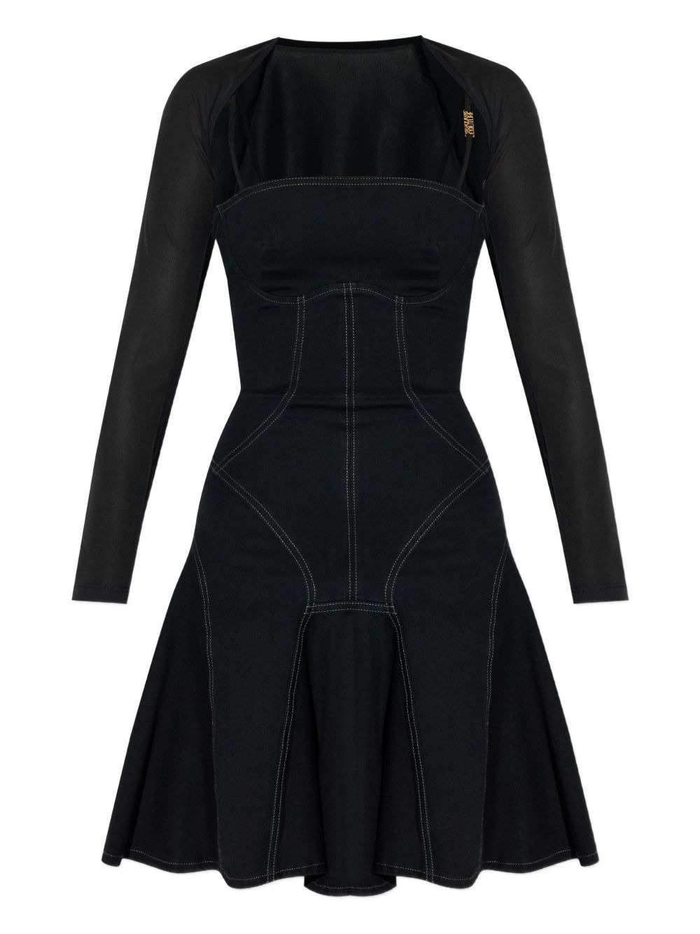 flared corset dress - 1